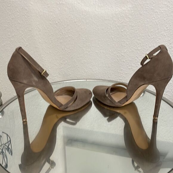 Julianne Hough | Sole Society Heels | tan/dark grey | size 5.5 - Picture 6 of 8